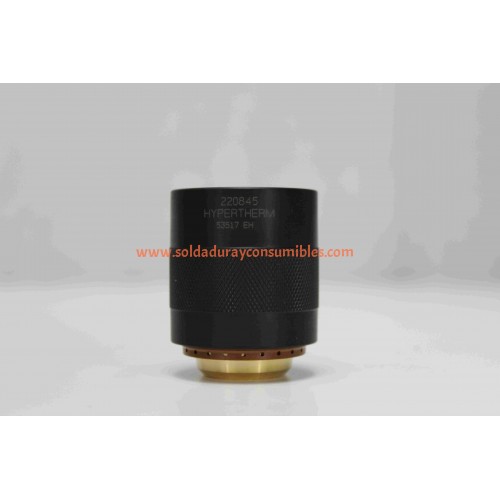 Tapa de retención Boquilla Hypertherm 80Amp Bevel 220845 Para la antorcha de plasma HPR130XD